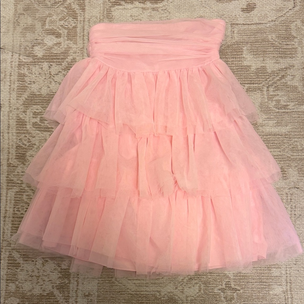 Beginning Boutique Pink Strapless Dress
